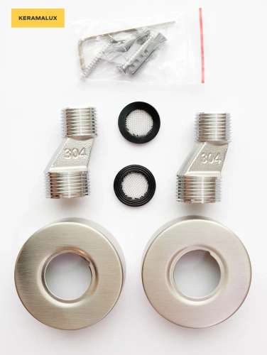 Смеситель для ванны Vivi Felice 0640 Nichel