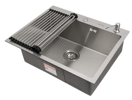 Комплект Arfeka Eco AR мойка 600*500, роллер-мат, дозатор satin