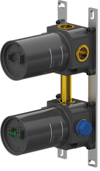 Скрытая часть вертикальная на 3 выхода Remer WBOX93