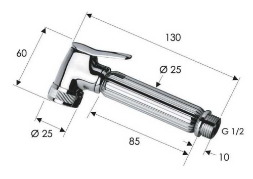 Лейка Remer 332OZDOX, золото глянцевое