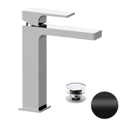 Смеситель для раковины Remer Absolute AU10ACCNO, черный матовый