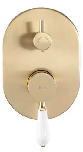 Душевая система Rea Serra gold matt B1149