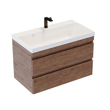 Тумба подвесная Vela Каскад 80П под Classica (дуб давос трюфель) TU618014