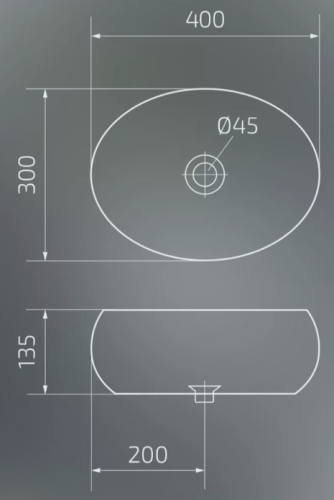 Умывальник Gid N9030ds