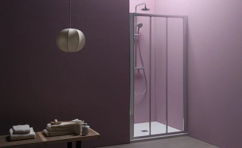 Душевая дверь Kolpa-San Luna TV3D/S 80 silver transparent 560050