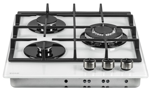 Газовая варочная панель ZORG HAG45 FDW white