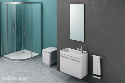 Тумба подвесная Kolpa-san Kiki OUK 40R White 529130 Тумба подвесная Kolpa-san Kiki OUK 40R White 529130