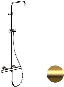 Душевая система Remer Elegance EQ32ASSDBG, золото брашированное