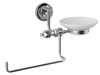 Полотенцедержатель с мыльницей Caprigo Royal 6618 c/c