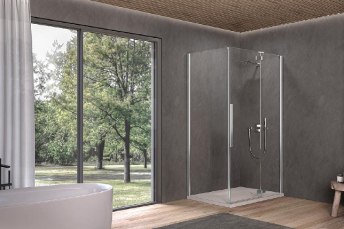 Душевая дверь Kolpa-San Polaris D 100-L silver brill transparent 515450