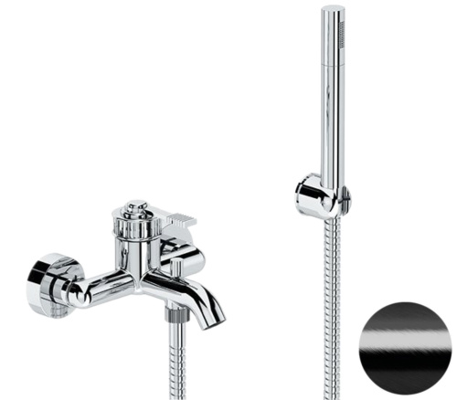 Смеситель для ванны Remer Atelier AL02CFP, черный брашированный хром