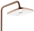 Душевая система Rea Storm copper brush P3000 Душевая система Rea Storm copper brush P3000