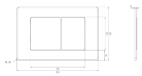 Комплект Oliveeka инсталляция OL-MQ-003 с унитазом OL-G1 и кнопкой OL-E12-BN
