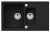 Мойка для кухни Alveus INTERMEZZO 70 Granital DEEP BLACK-G90  780x480x200 1149081