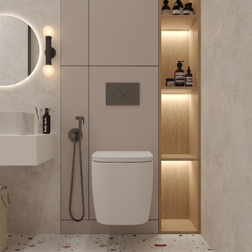 Комплект Oliveeka инсталляция OL-MQ-003 с унитазом OL-G1 и кнопкой OL-R22-BGM