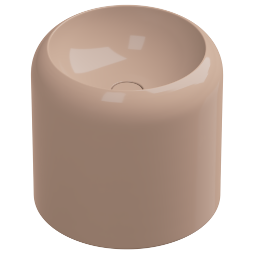 Раковина накладная 42 см GSG Ceramic Design Petra PELAVSECOLFS039, Rosa Glossy