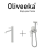 Гигиенический душ со смесителем Oliveeka OL-829902+88239017-BN, никель матовый