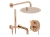 Душевая система Rea Lungo rose gold P6610 Душевая система Rea Lungo rose gold P6610