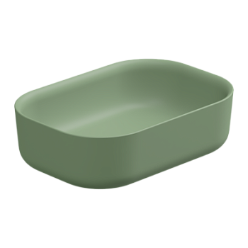 Раковина накладная 60x42 см GSG Ceramic Design Hit! HILAVRE60031, Salvia Matt