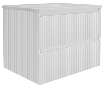 Тумба подвесная Vincea Welle 600 M.White Soft-touch VMC-2WL600MW