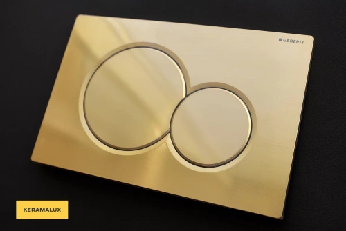 Кнопка смыва Geberit SIGMA 01 115.770.DМ.5 золотой матовый