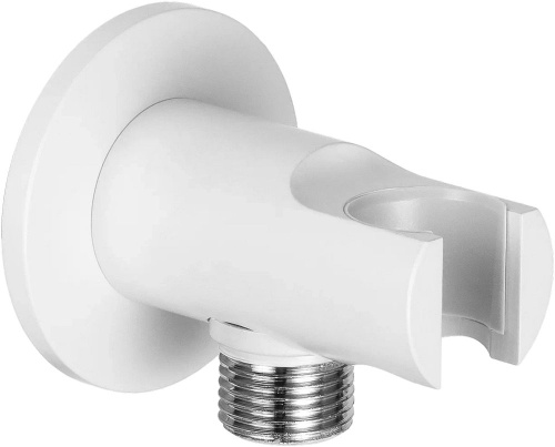 Держатель ручного душа с подключением Remer 337MBO, белый матовый
