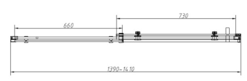 Душевой уголок Vincea Como-N VSR-4CN1013CGB