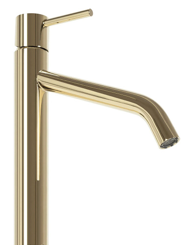 Смеситель для умывальника Rea Level Gold B2045