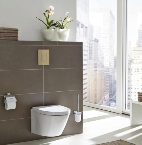 Кнопка смыва Grohe Skate Cosmopolitan 38732GN0 матовое золото