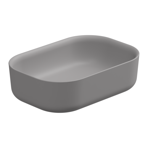 Раковина накладная 60x42 см GSG Ceramic Design Hit! HILAVRE60038, Fumo Matt