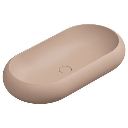 Раковина накладная 80x42 см GSG Ceramic Design Petra PELAV80032, Cipria Matt