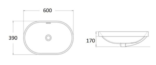 Умывальник CeramaLux 5006C