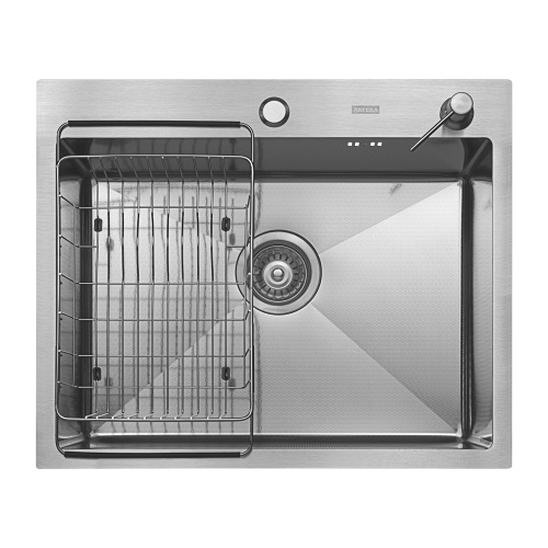 Комплект Arfeka Eco AR мойка 600*500, коландер G, дозатор satin decor