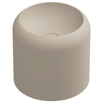 Раковина накладная 42 см GSG Ceramic Design Petra PELAVSECOLFS034, Sabbia Matt