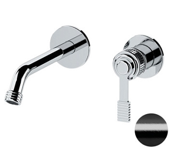 Смеситель для раковины Remer Atelier AL15PLCFP, черный брашированный хром