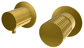 Смеситель для душа Remer Celebrity CEC93ZPWBBG, золото брашированное