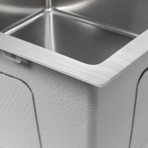 Мойка кухонная Arfeka Eco AR 450*450 satin decor millet grains