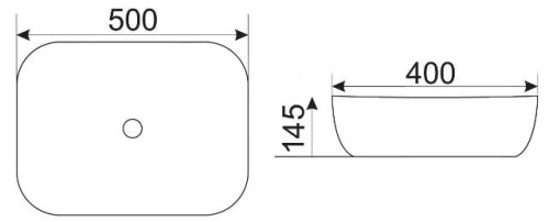 Умывальник CeramaLux D1302H011