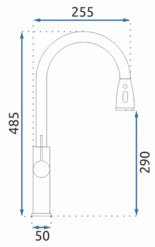 Смеситель для мойки Rea Nest Gold B2058