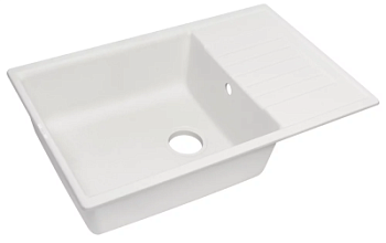 Мойка кухонная Zorg Dello 78 белый камень