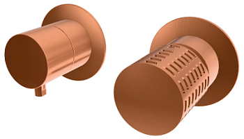 Смеситель для душа Remer Celebrity CEC93ZPWBRP, медь брашированная