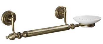 Полотенцедержатель с мыльницей Caprigo Royal 6716 c/br