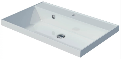 Тумба подвесная Vela Мира ЛАЙТ 60П под Classica (бетон/черный мат) TU2712