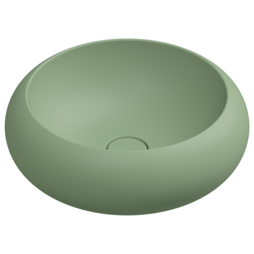 Раковина накладная 42 см GSG Ceramic Design Petra PELAV42031, Salvia Matt