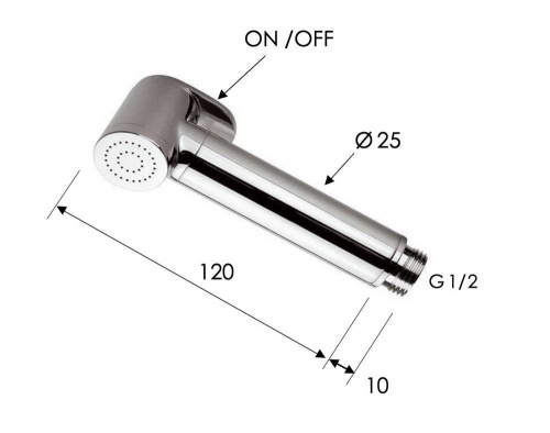 Лейка Remer 332OWNOX, черный матовый