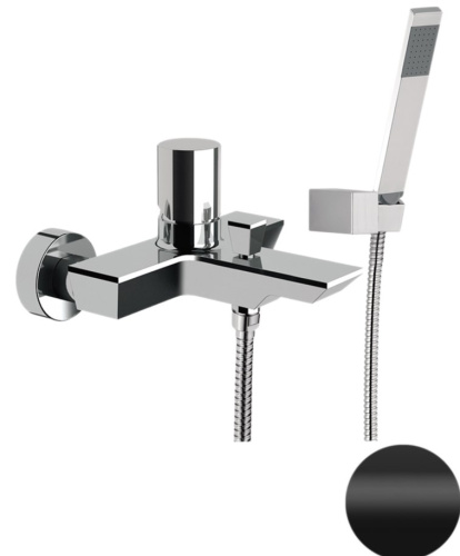 Смеситель для ванны Remer Edge EG502NO, черный матовый