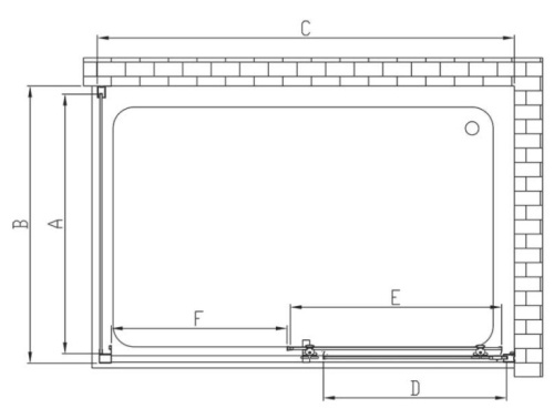 Душевой уголок Vincea Alpha VSR-3AL9014MT
