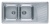Мойка для кухни Alveus ELEGANT 70 SAT-90 1110x510 1009386