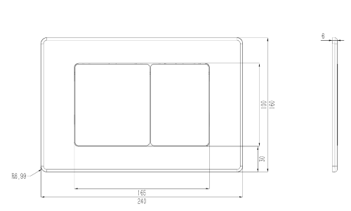 Комплект Oliveeka инсталляция OL-MQ-003 с унитазом OL-6016 и кнопкой OL-E12-BN