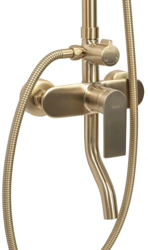 Душевая система Rea Verso gold matt P9146